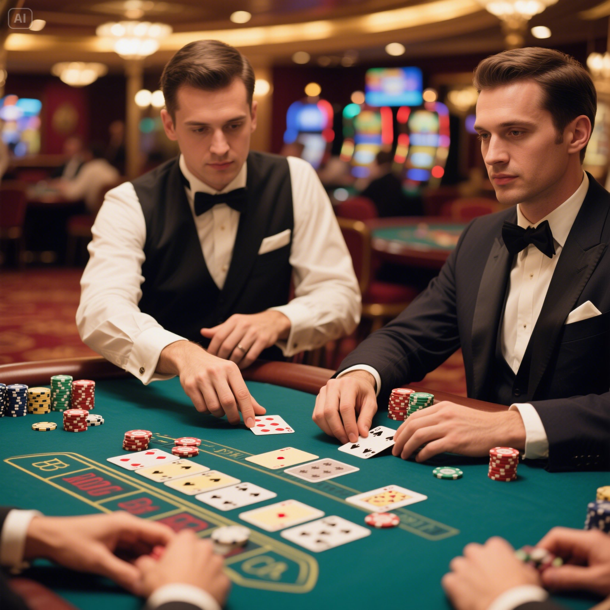 GamePlus 真人百家樂遊戲介面 - 專業荷官現場發牌